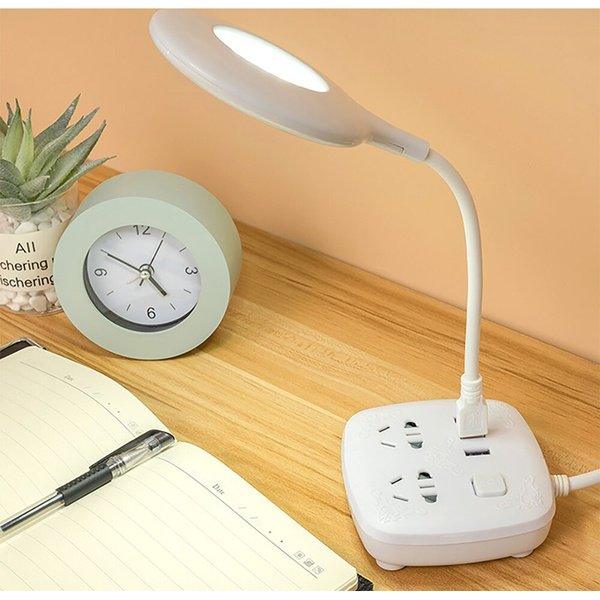 מנורת קריאה USB שולחנית עם תאורת לד וזרוע גמישה – תמונה 5