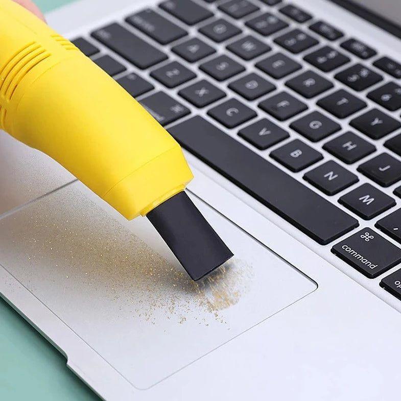 שואב אבק למקלדת עם חיבור USB ומברשת ניקוי רכה – תמונה 5