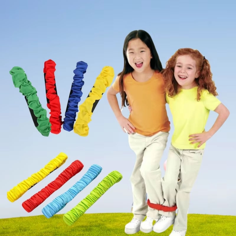 גומיות הפעלה שיתופיות – סט 8 יחידות נמתחות לילדים