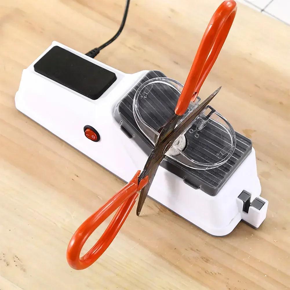 משחיז סכינים חשמלי רב-תכליתי עם חיבור USB בטיחותי – תמונה 5