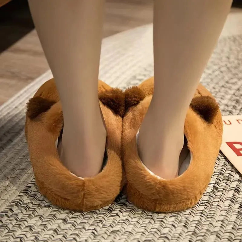 נעלי בית קפיברה פרוותיות וחמות - נוחות מקסימלית במידה אחידה 35-44 – תמונה 4