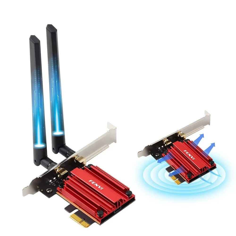 כרטיס רשת אלחוטי פנימי 2400Mbps עם בלוטוס 5.3 PCI Express – תמונה 6