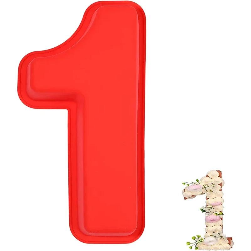 תבנית סיליקון מספרים לעוגה תלת־ממדית בעומק 6 ס״מ – תמונה 6