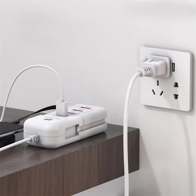 מטען קיר 4 יציאות לטעינה מהירה USB ו-Type-C 66W – תמונה 5
