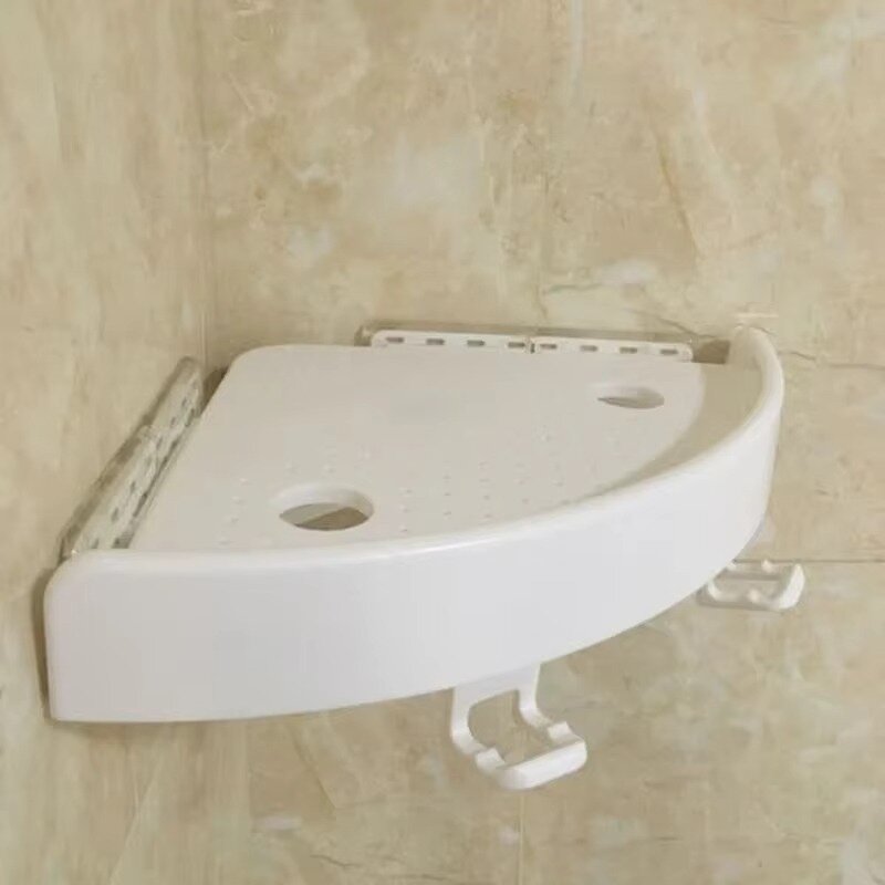 מדף וואקום פינתי לאמבטיה ללא קידוח, נשיאה עד 5 ק״ג – תמונה 6