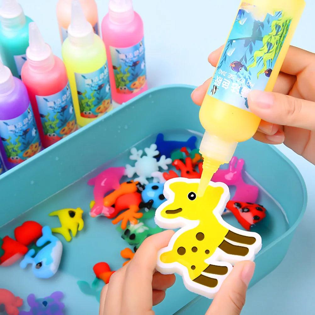 ערכת ג'ל 3D ליצירת דמויות תלת־ממדיות במים לילדים – תמונה 3