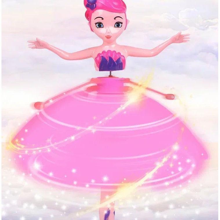 בובת נסיכה מרחפת באוויר ללא מגע יד - צעצוע קסום לילדים עם סוללה נטענת – תמונה 4