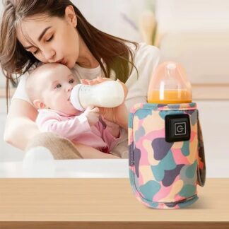 מחמם בקבוקים נייד לתינוק עם חיבור USB - חימום מהיר לבית ולרכב