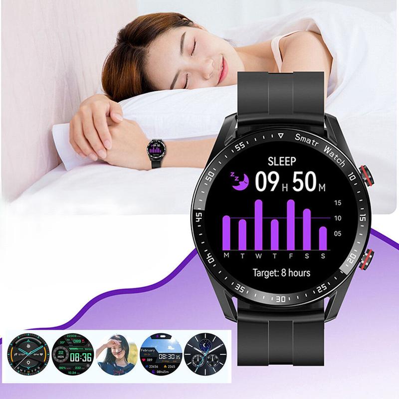 שעון ספורט חכם עמיד במים IP67 עם מסך מגע ומדידת דופק וחמצן בדם – תמונה 5
