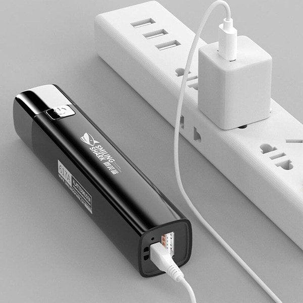 פנס LED נטען USB נייד וחזק במיוחד לשימוש ממושך – תמונה 5