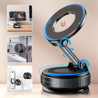 מעמד מגנטי לטלפון עם ואקום, MagSafe וסיבוב 360°