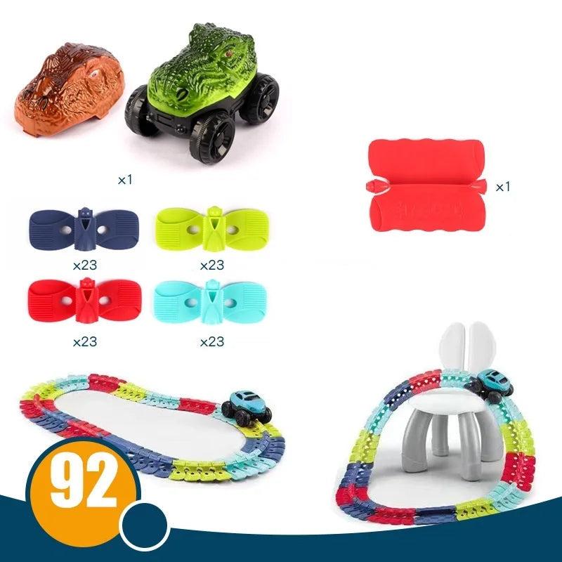 מסלול מרוצים גמיש אנטי־גרביטי 360 מעלות לילדים – תמונה 6