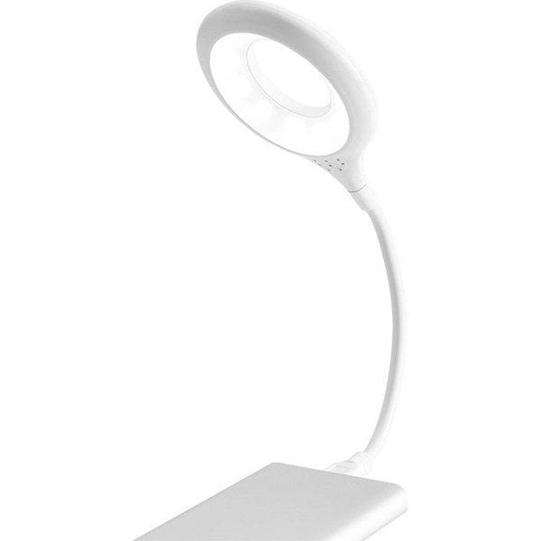 מנורת קריאה USB שולחנית עם תאורת לד וזרוע גמישה – תמונה 2