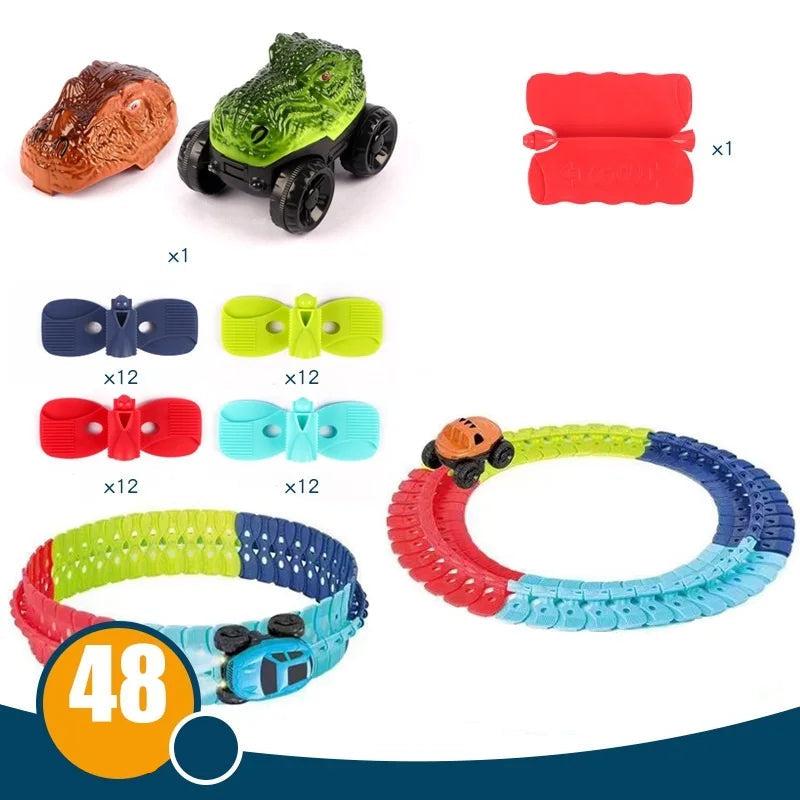 מסלול מרוצים גמיש אנטי־גרביטי 360 מעלות לילדים – תמונה 5