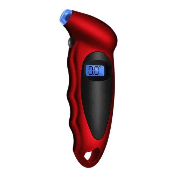 מודד לחץ אוויר דיגיטלי לצמיגים עם תצוגת LCD ברורה - מדויק ומהיר לרכב ואופניים – תמונה 6