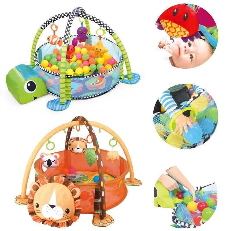 משטח פעילות מגודר לתינוקות רך, בטוח ונייד ללמידה