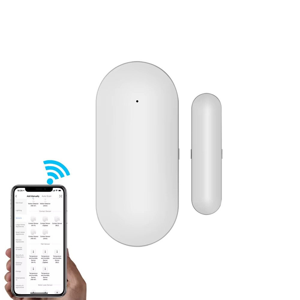 חיישן אזעקה חכם WIFI לדלתות וחלונות עם התראות בזמן אמת לנייד – תמונה 6