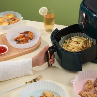 תבנית אפייה AIRFRYER רב־פעמית ועמידה במגוון צבעים
