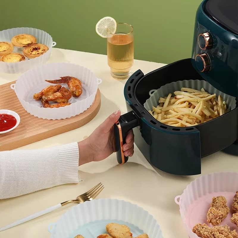תבנית אפייה AIRFRYER רב־פעמית ועמידה במגוון צבעים
