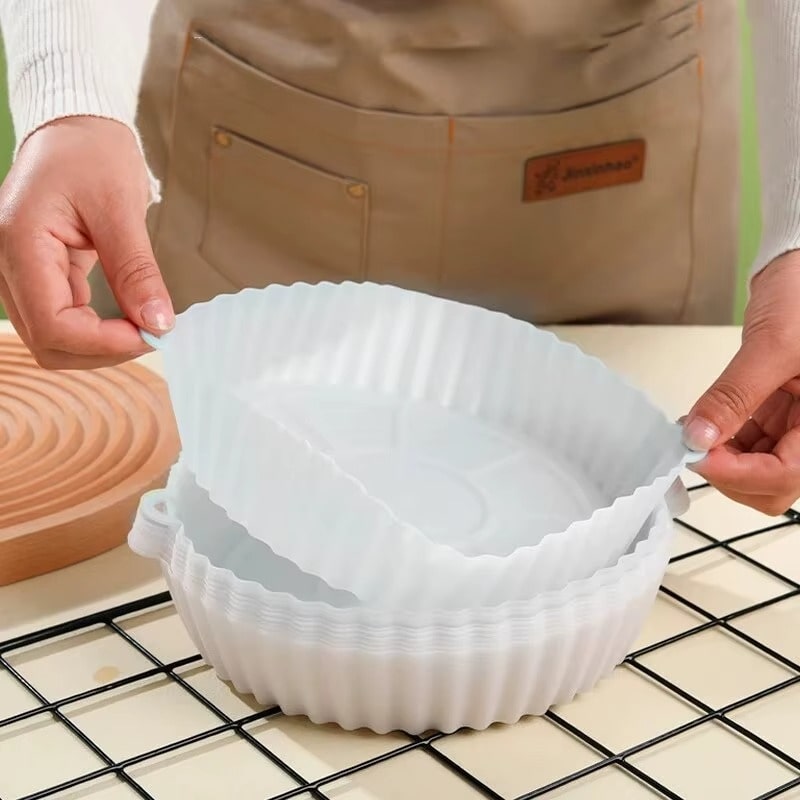 תבנית אפייה AIRFRYER רב־פעמית ועמידה במגוון צבעים – תמונה 4