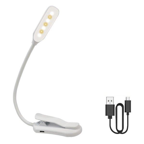 מנורת קליפס LED נטענת בחיבור USB עם 3 מצבי תאורה – תמונה 6