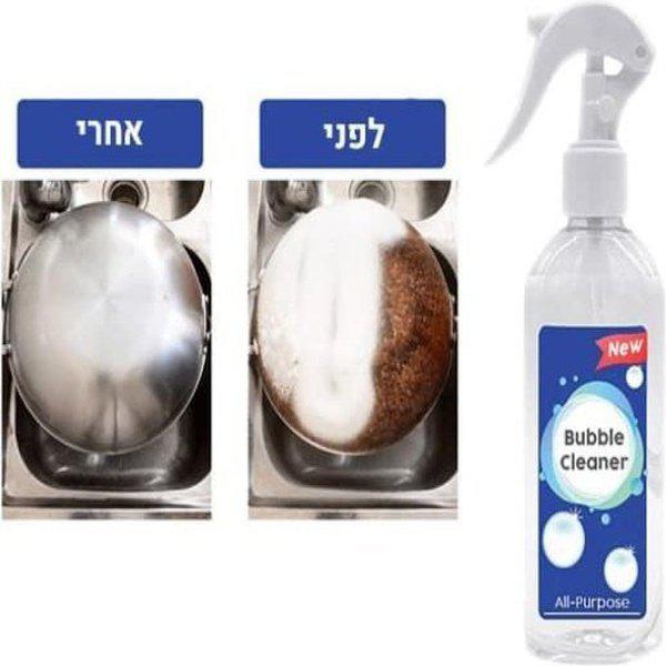 ספריי קצף רב תכליתי לניקוי יסודי וחיטוי משטחים - משמיד 99% חיידקים, 100 מל