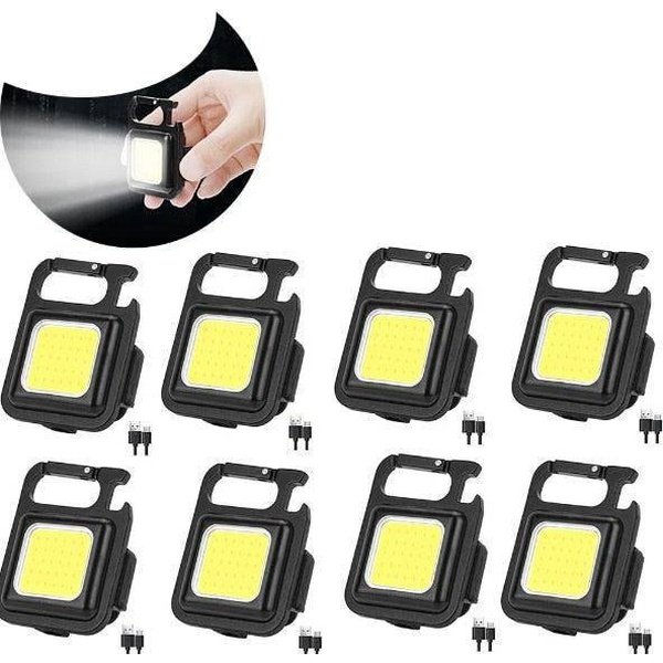 פנס LED נטען USB עוצמתי ונייד עם מגנט ווו תלייה - 30 נוריות ו-3 מצבי תאורה