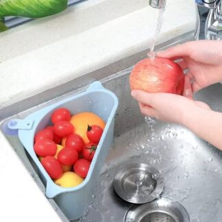 מסננת וואקום לכיור בעיצוב משולש למניעת סתימות וניקוז קל