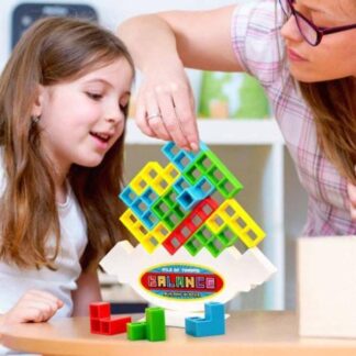 משחק איזון טטריס תלת־ממדי חינוכי לילדים ולמשפחה