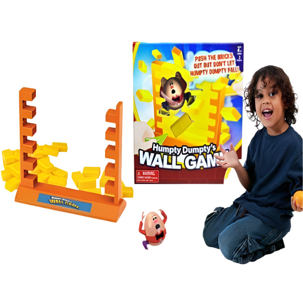 משחק קופסה מפולת לבנים המפטי דמפטי - משחק חשיבה וזריזות לכל המשפחה לגילאי 3+