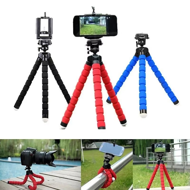 חצובה גמישה לטלפון ולמצלמה עם חיבור GoPro אוניברסלי – תמונה 3