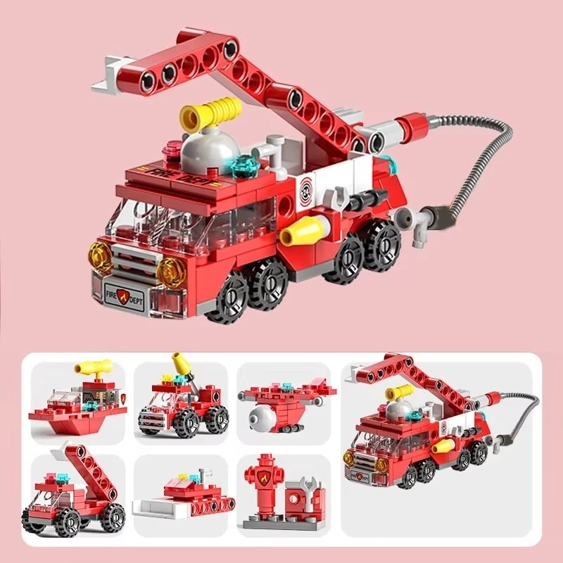 ערכת כלי תחבורה לילדים להרכבה ופיתוח יצירתיות ומוטוריקה – תמונה 5
