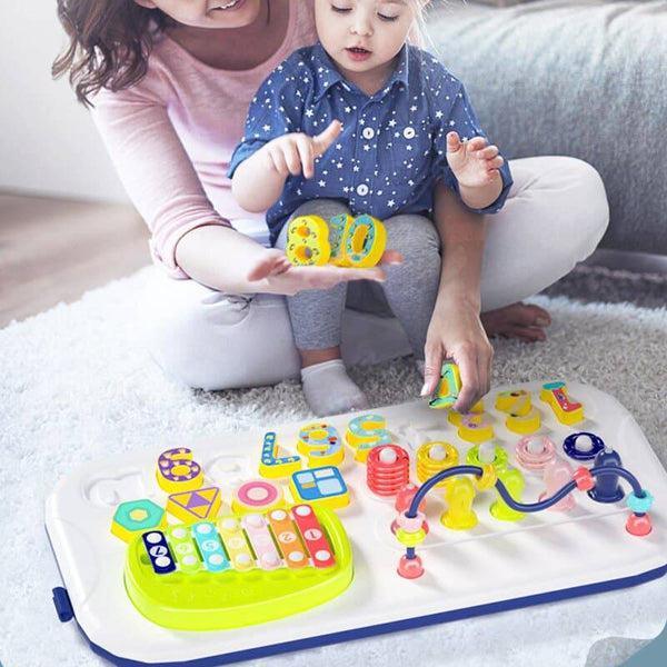 משטח פעילות לילדים עם שולחן למידה ומשחק דייג מגנטי – תמונה 2