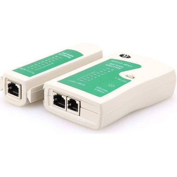 בודק כבלי רשת RJ45 וטלפון RJ11 עם נורות חיווי – תמונה 2