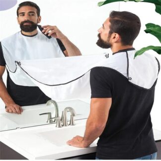 סינר גילוח לגבר רב פעמי לאיסוף זיפים ושיער בקלות