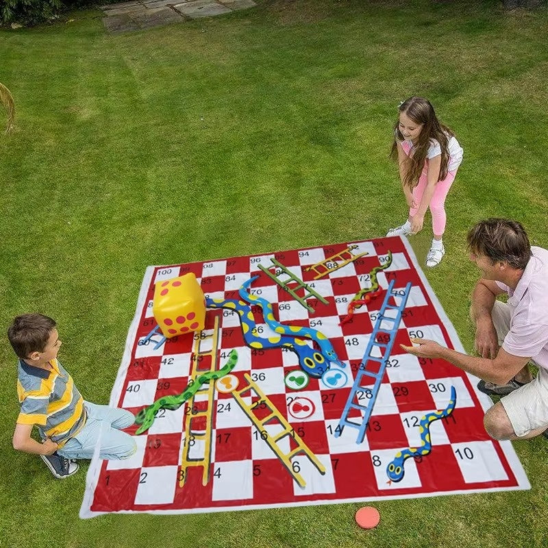 סולמות ונחשים ענקי למשפחה ולילדים בגודל 160×180 ס״מ – תמונה 3