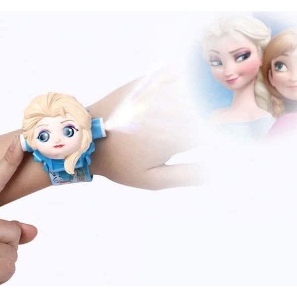 שעון יד דיגיטלי לילדים עם מקרן הולוגרמות ודמויות גיבורי ילדות אהובים – תמונה 3