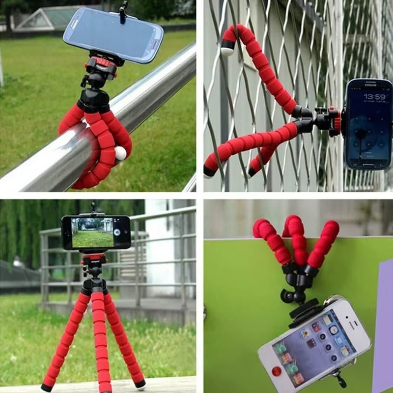 חצובה גמישה לטלפון ולמצלמה עם חיבור GoPro אוניברסלי – תמונה 2