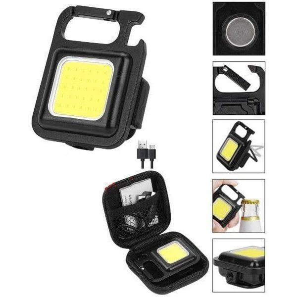פנס LED נטען USB עוצמתי ונייד עם מגנט ווו תלייה - 30 נוריות ו-3 מצבי תאורה – תמונה 2
