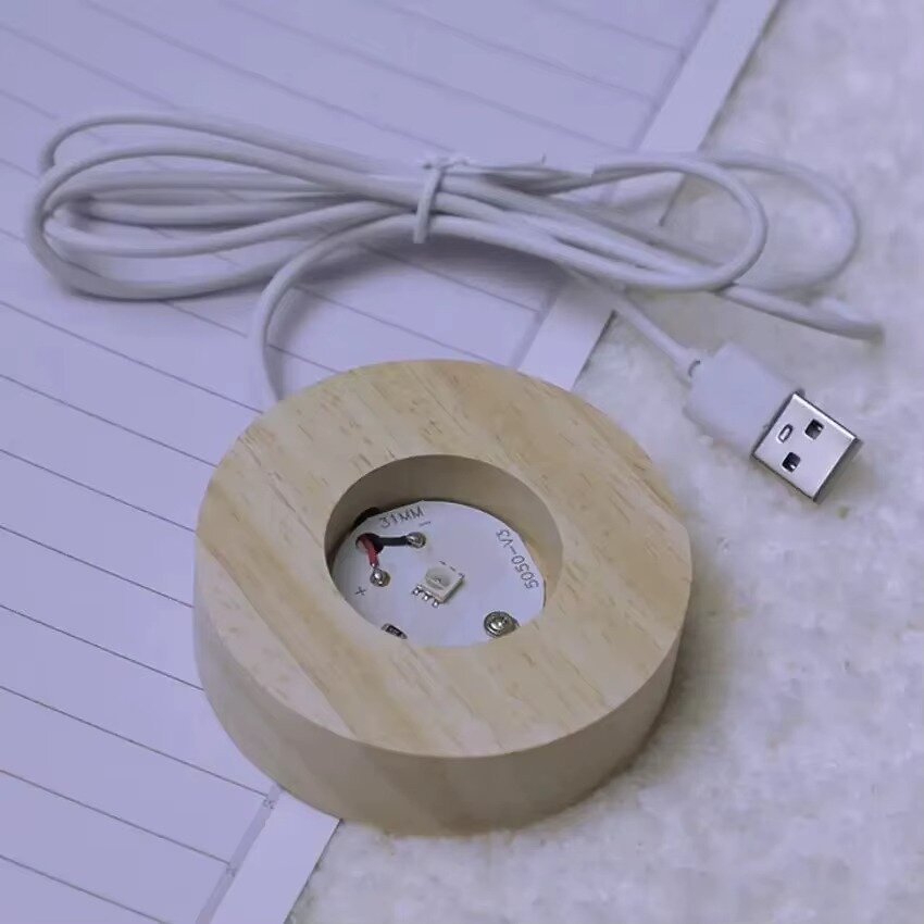 מנורת לילה כדור בדולח בחיבור USB ובמגוון עיצובים – תמונה 5