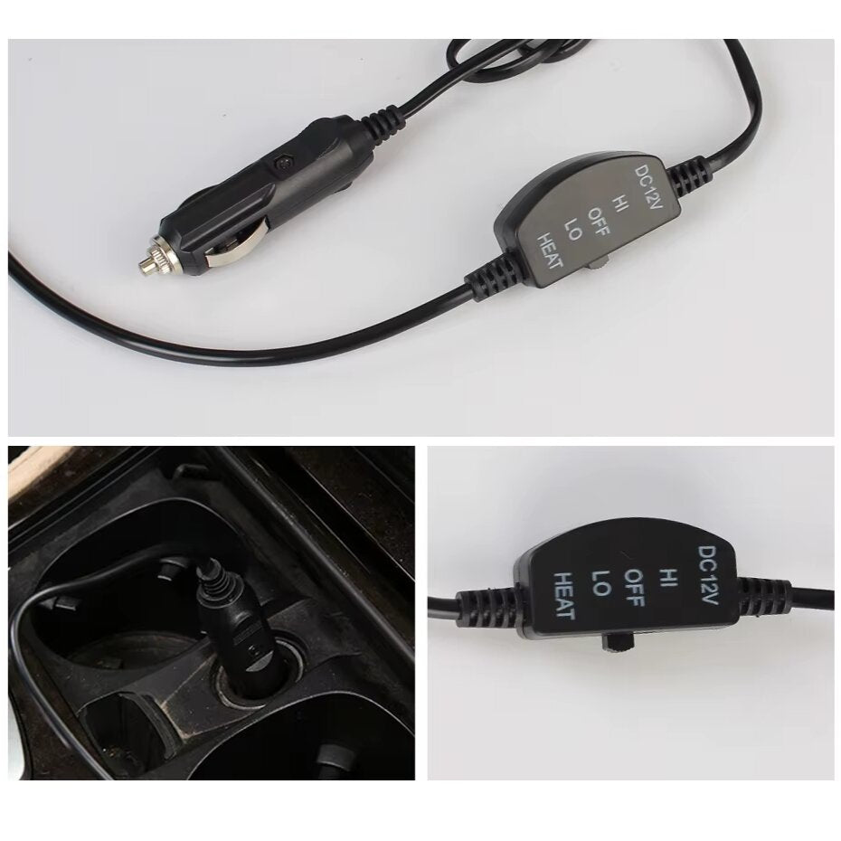 מחמם למושב האחורי ברכב עם בקרת טמפרטורה ושלט – תמונה 6