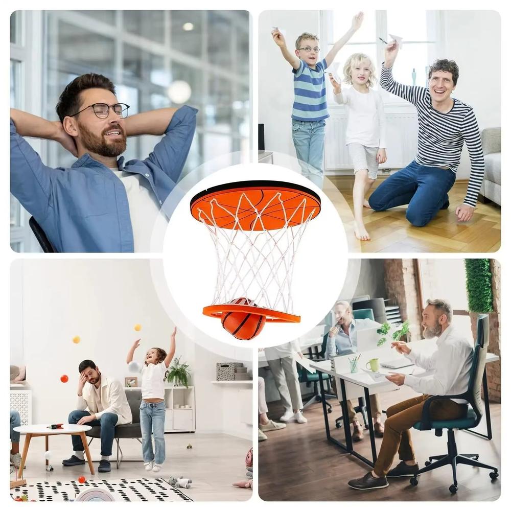 משחק כדורסל תקרה ייחודי לילדים ומבוגרים - קל להתקנה ובטיחותי – תמונה 6