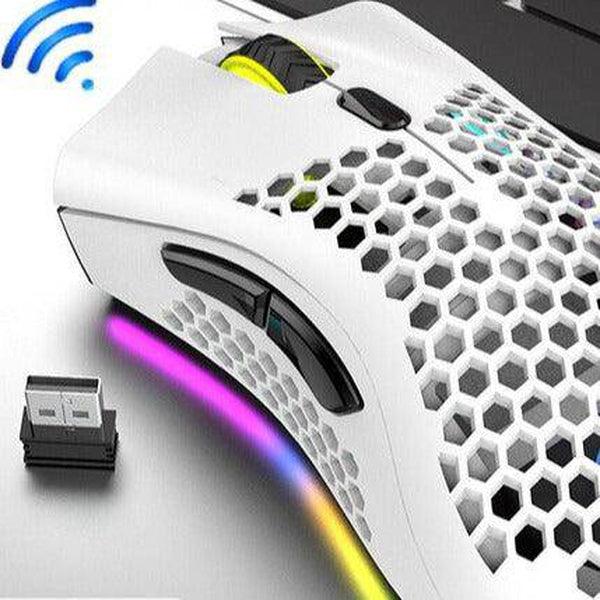 עכבר גיימינג אלחוטי ארגונומי נטען עם תאורת RGB ו־DPI מתכוונן – תמונה 5