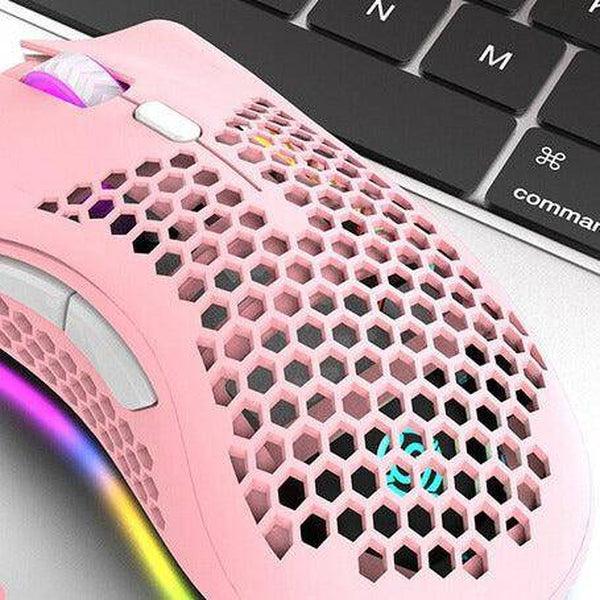 עכבר גיימינג אלחוטי ארגונומי נטען עם תאורת RGB ו־DPI מתכוונן – תמונה 6